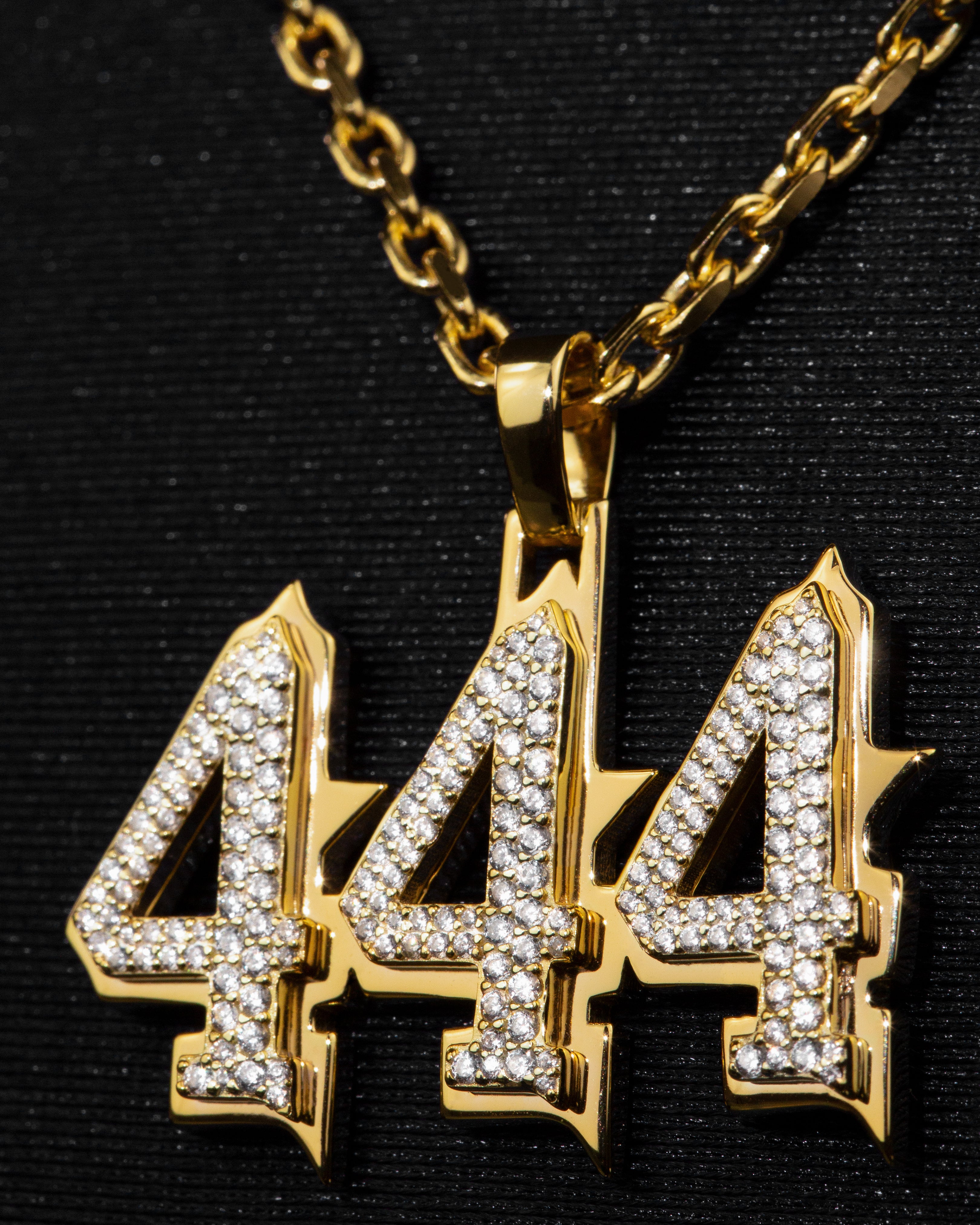 Set 444 Chain + Pendant 18k Gold-Plated