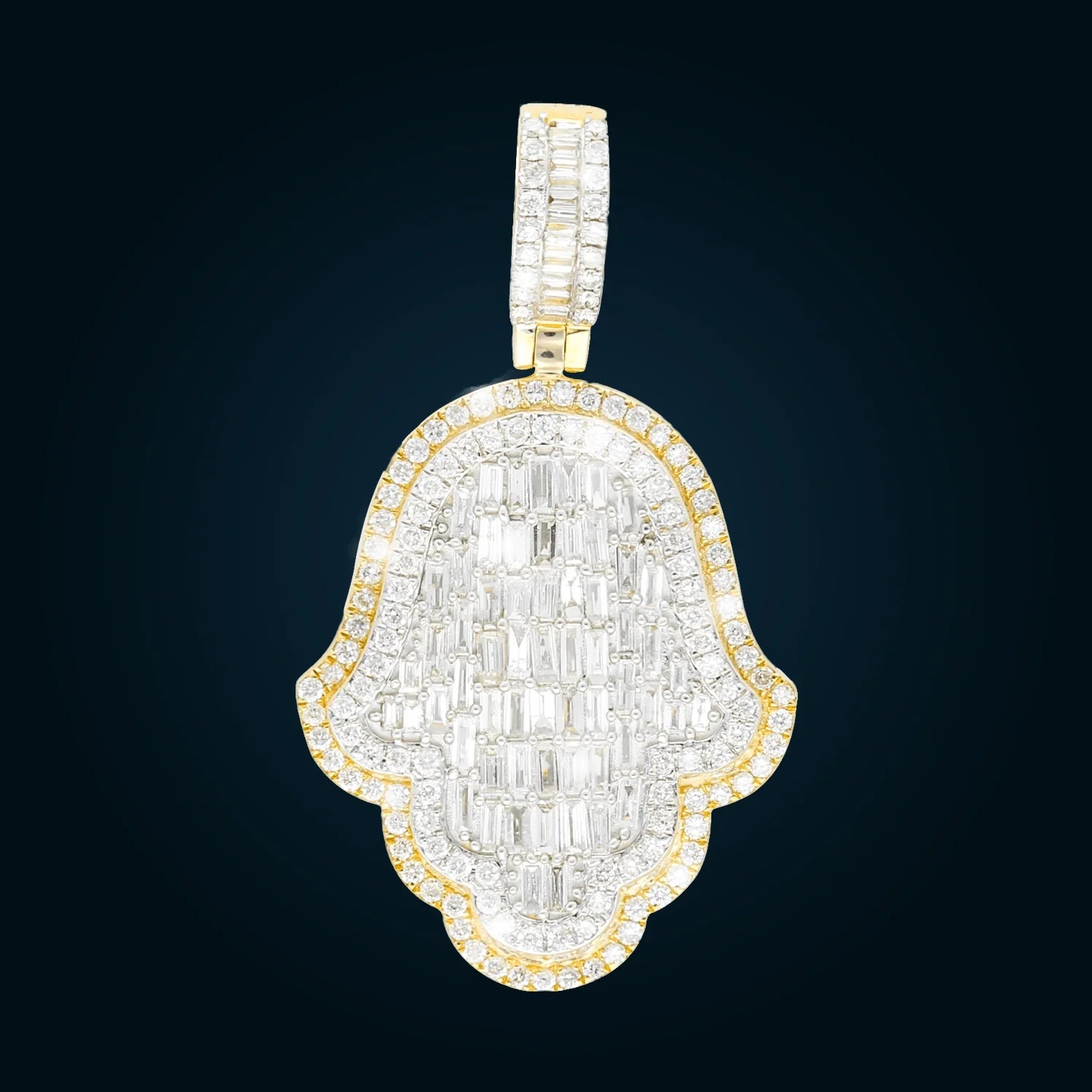 10K Gold Hamsa newest Pendant