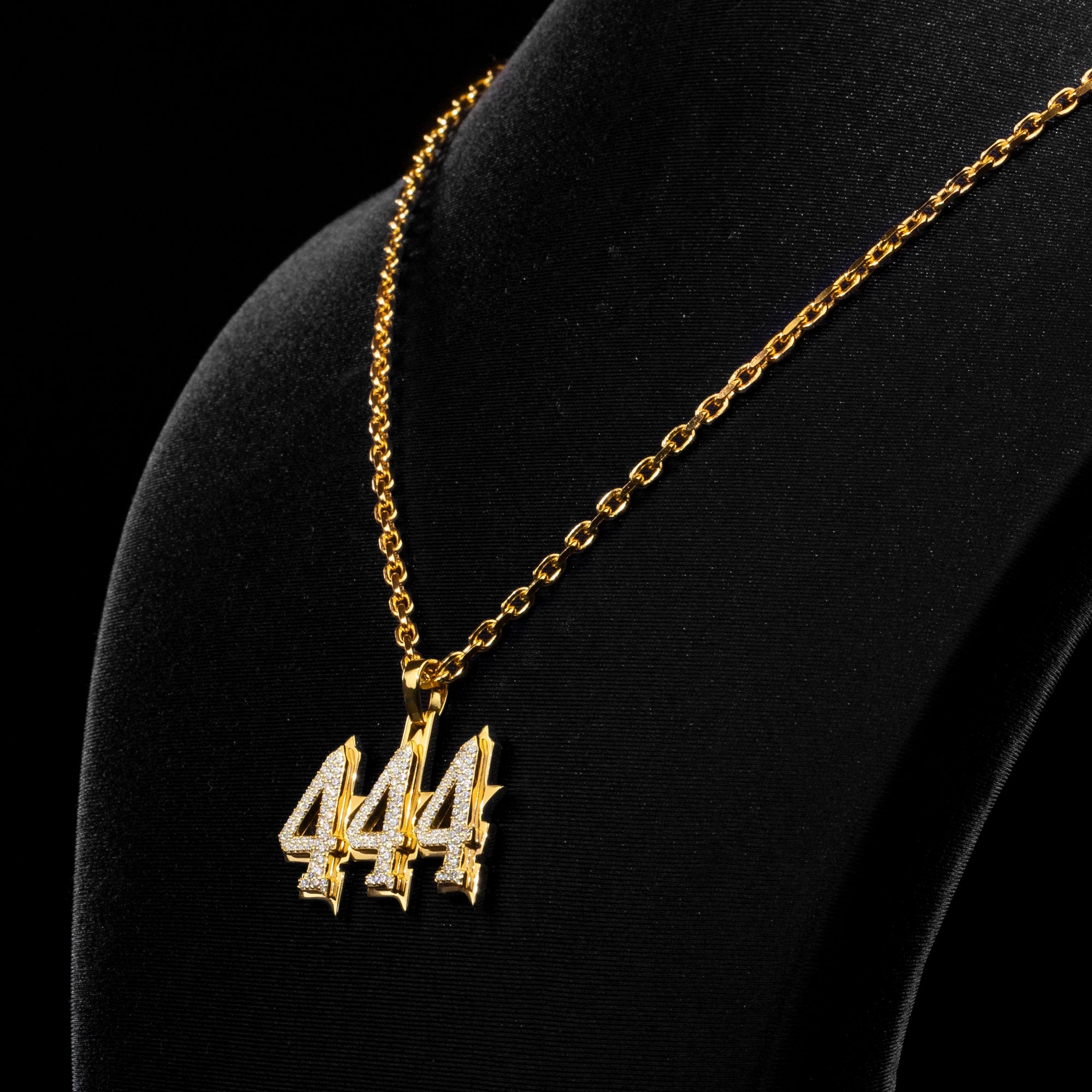 Set 444 Chain + Pendant 18k Gold-Plated