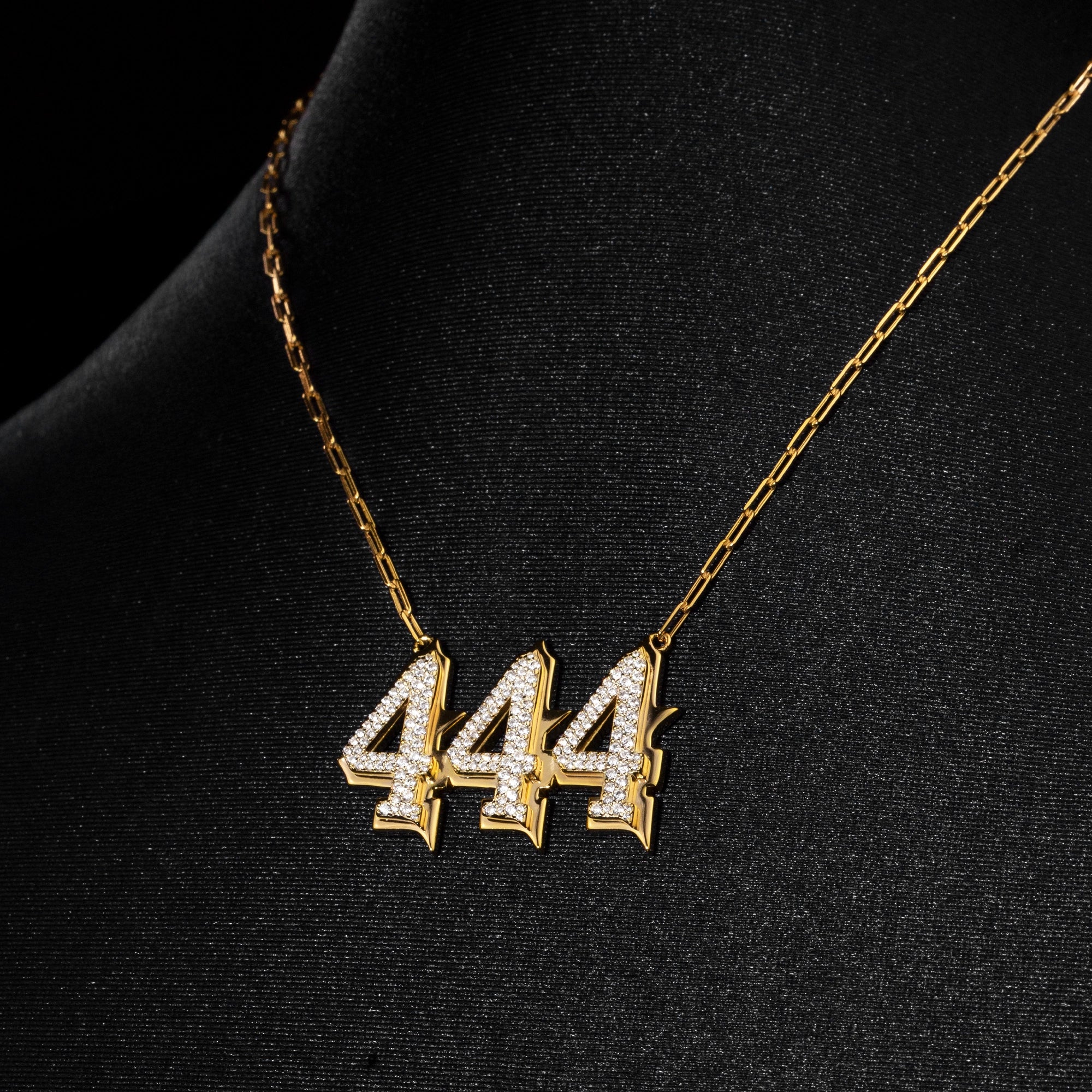 Set 444 Chain + Pendant 18k Gold-Plated