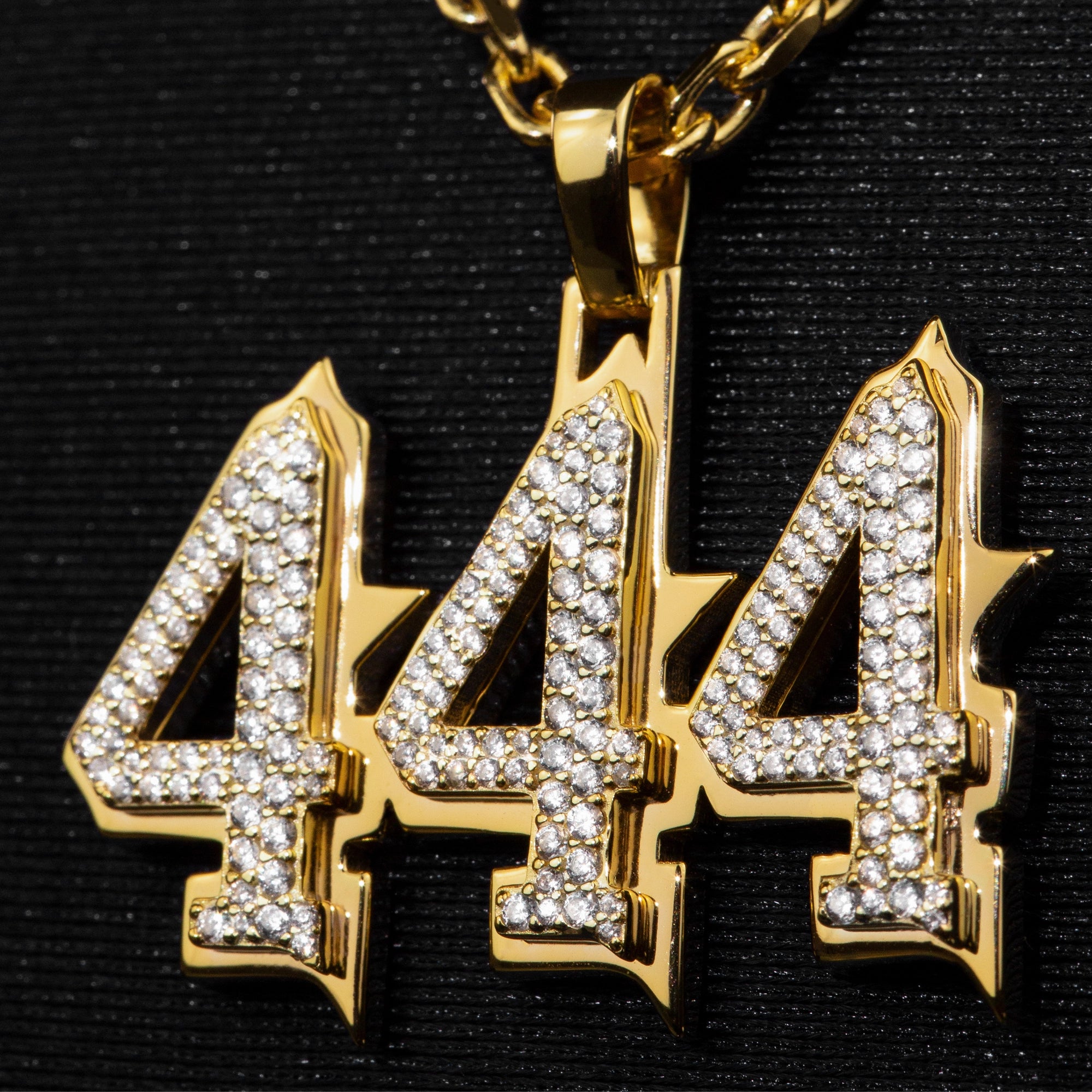 Set 444 Chain + Pendant 18k Gold-Plated